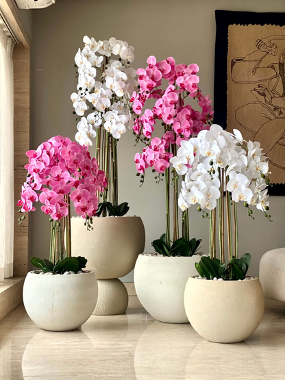 Artificial Pink Orchid Bloom Plant - 3 Feet