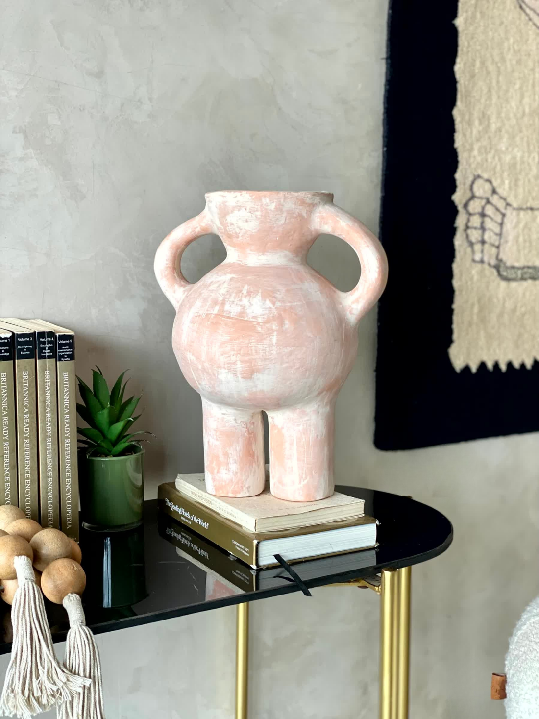 Terracotta Cocoon Vase