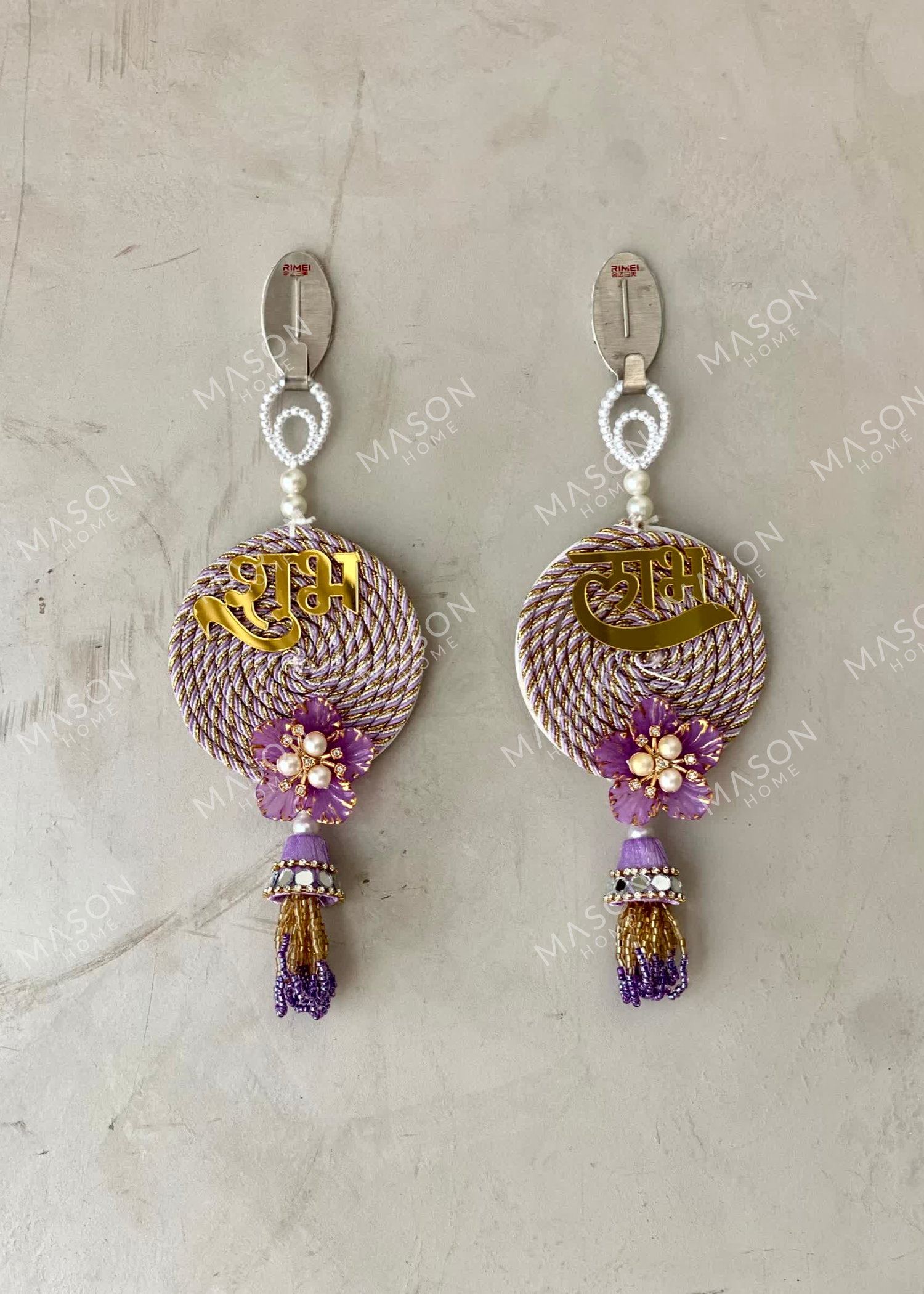 Aarna Shubh Labh Hanging - Purple