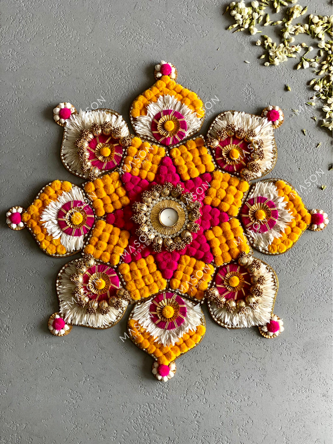Festive Blossom Rangoli