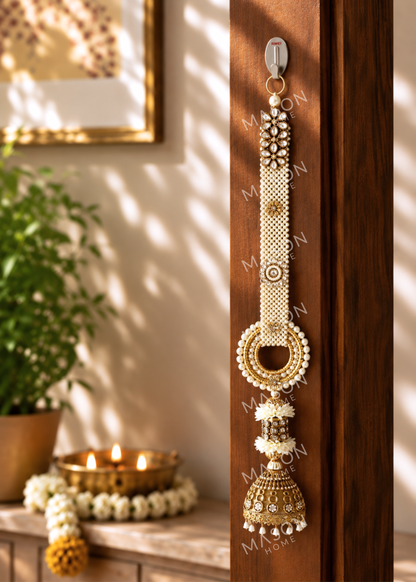 Festive Swarna Pearl Hanging - Set of 2