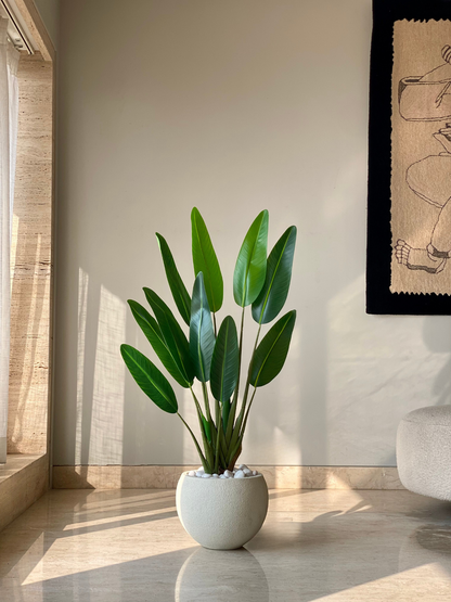 Artificial Slim Travellers Palm Plant - 3.5 Feet