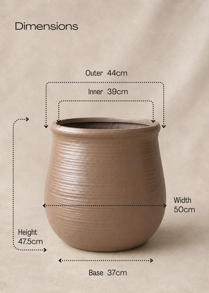 Garden Muse Planters - Brown