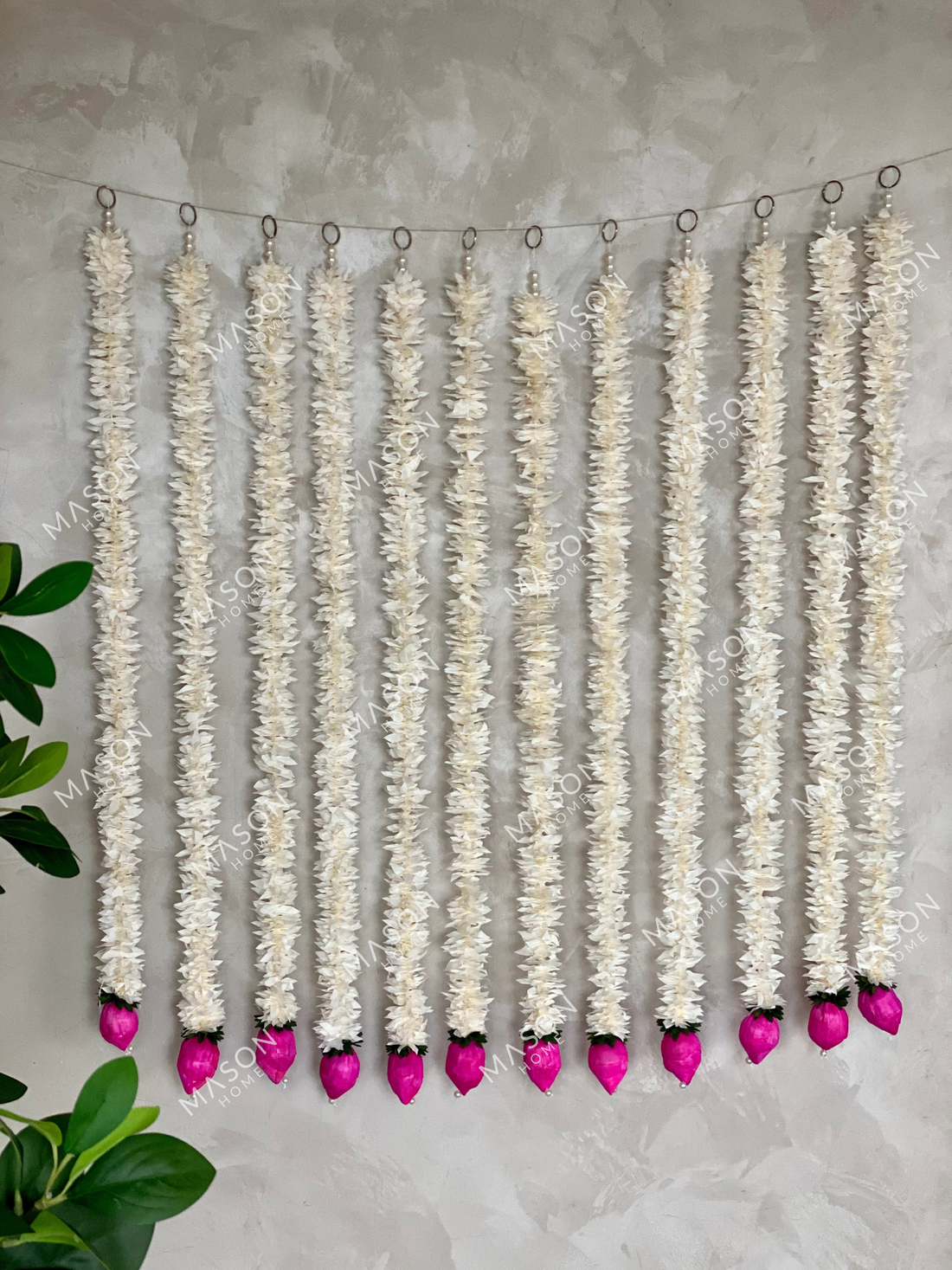 Festive Shubh Lotus Latkan - Set of 10(Medium)