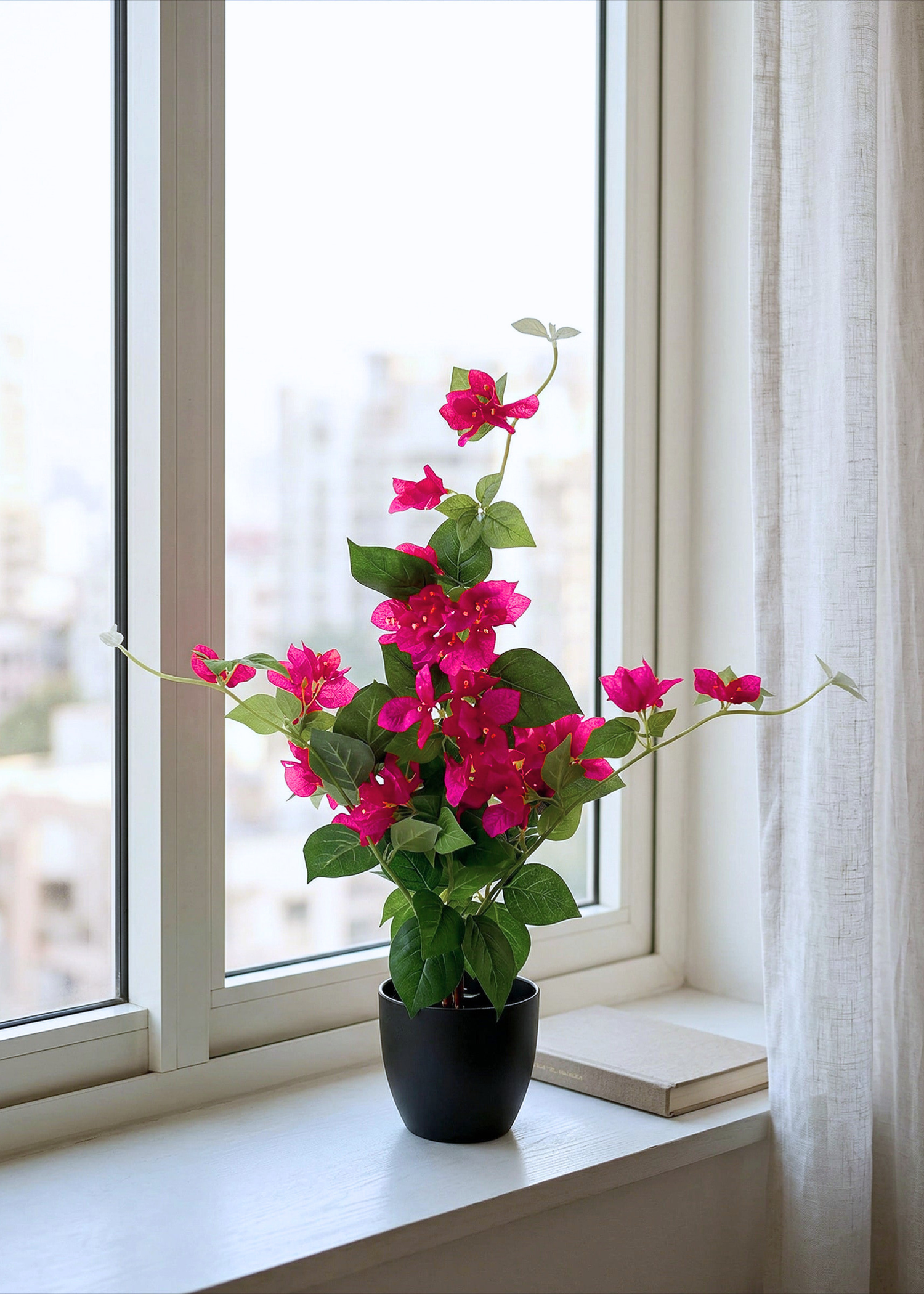 Artificial Bloom Bougainvillea Plant - 2.5 Feet