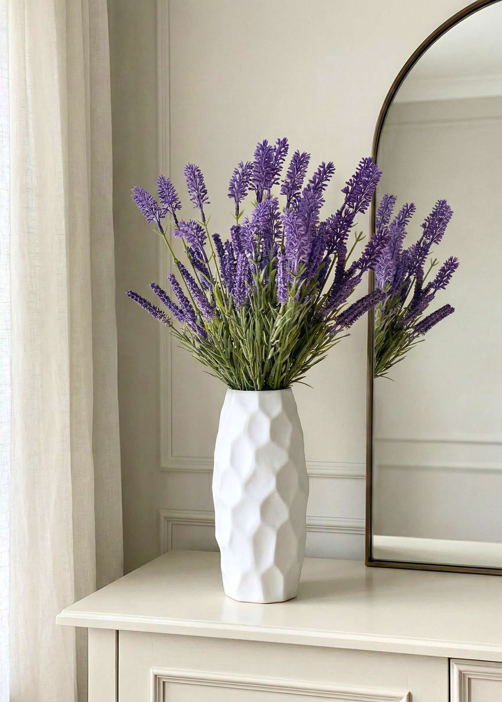 Artificial Lavandula Flower Bunch - (Set of 2)