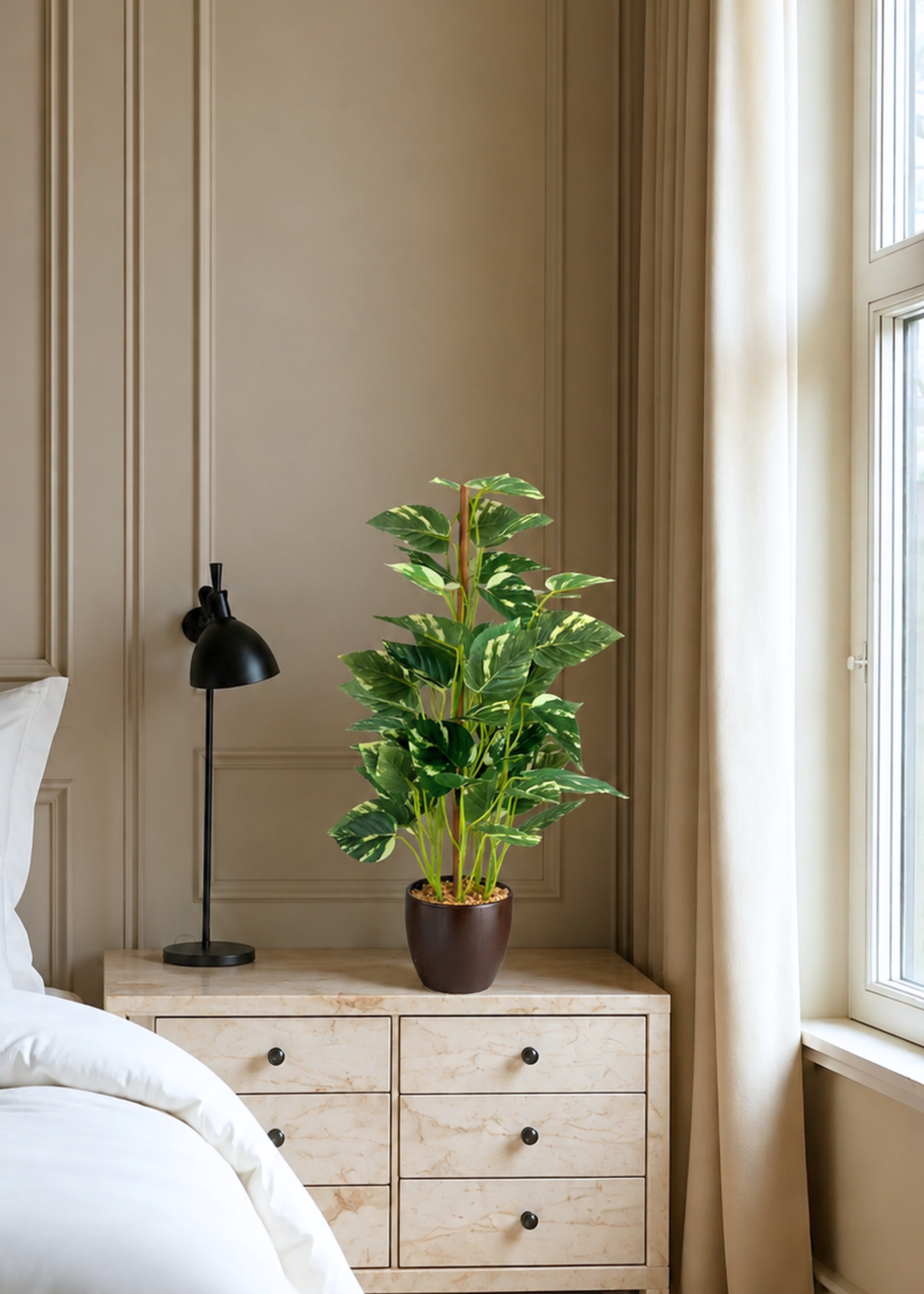 Artificial Bonsai Money Plant  – 1.6 Feet