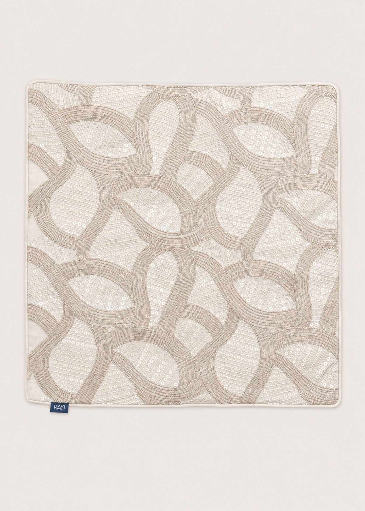 Crest Sand Cushion Cover