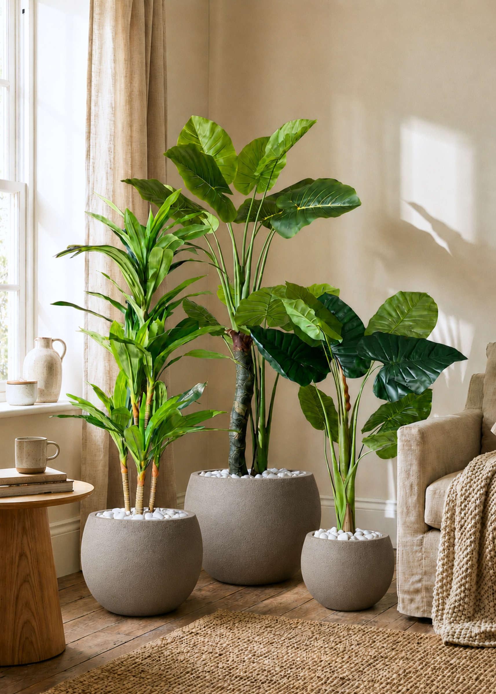 Lithos Planters - Mud Brown