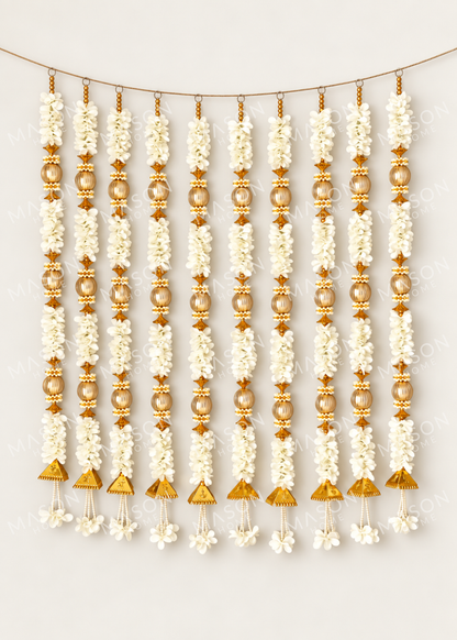 Festive Rajsi Ladi White - Set of 10