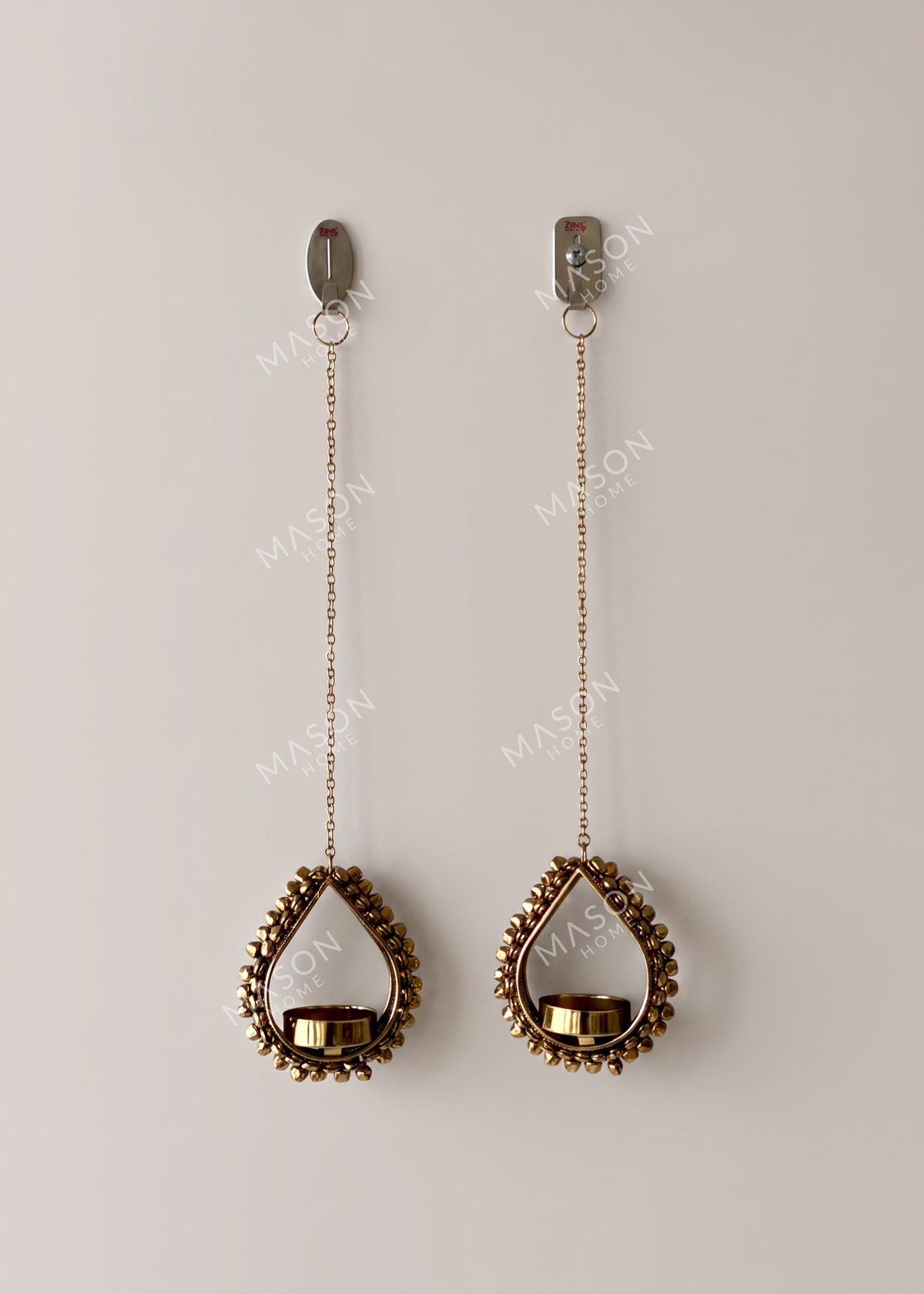 Saanvi Hanging T-Light - Set of 2