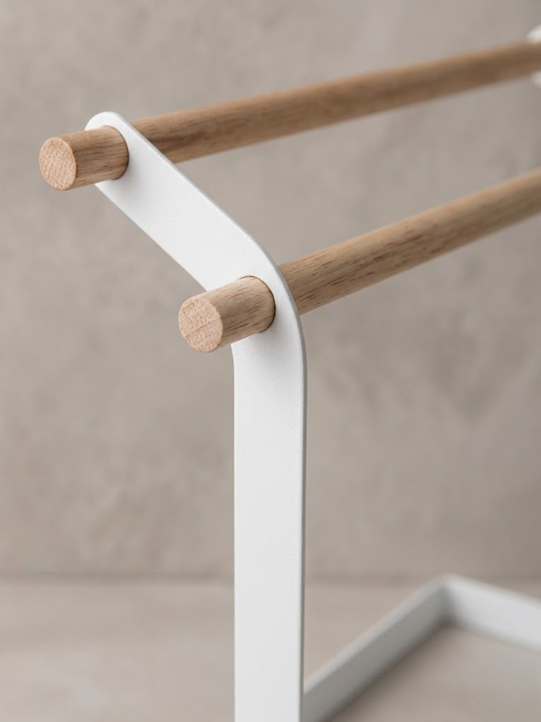 Double Rod Napkin Holder - White