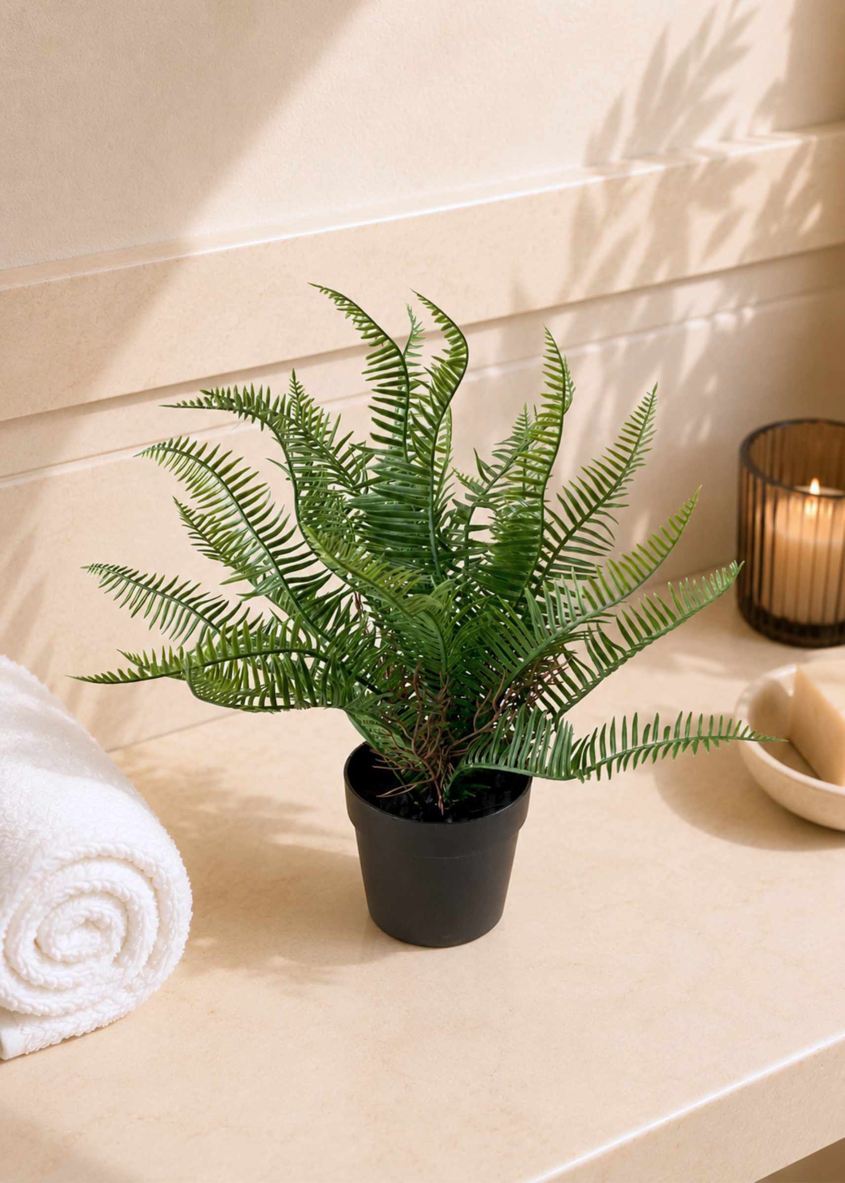 Artificial Sword Fern Plant - Feet