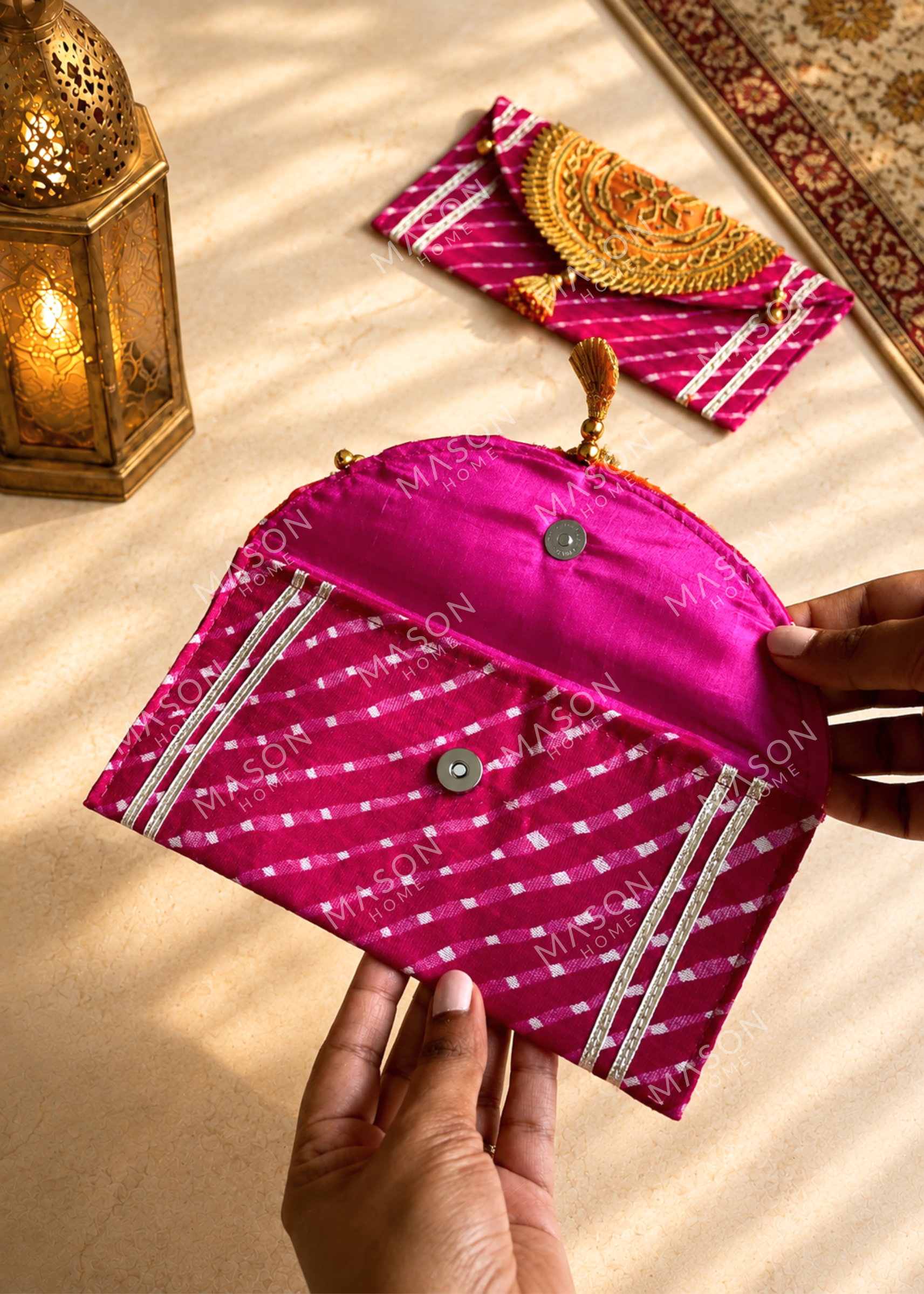 Festive Zari Envelope PO - Set of 5