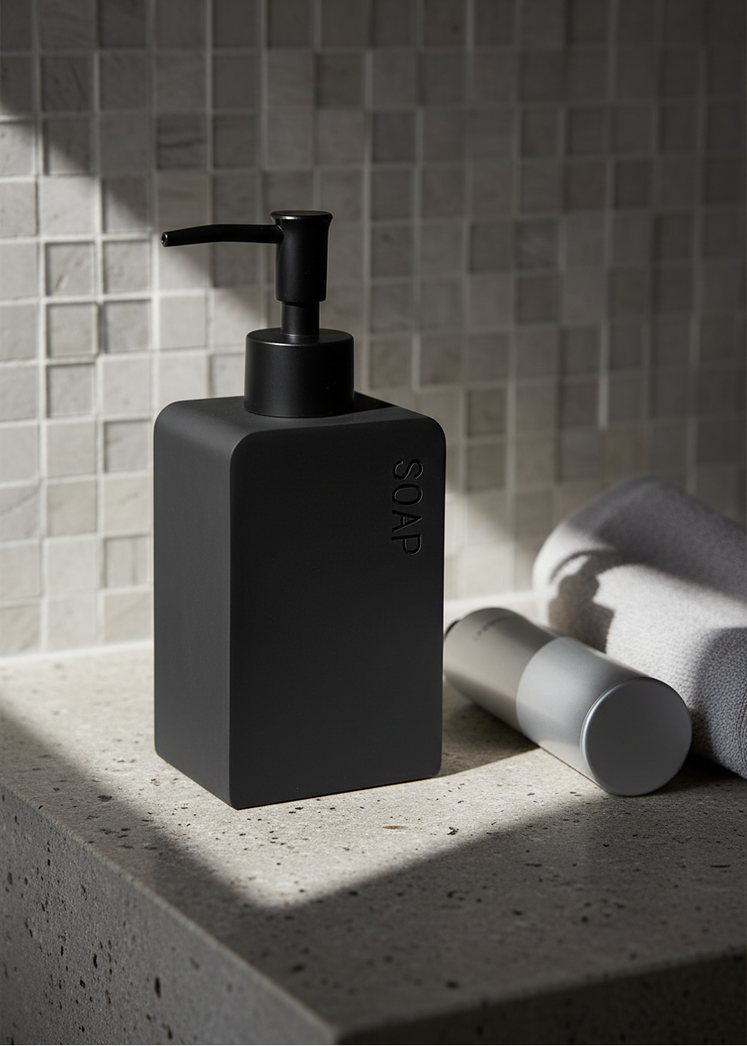 Nove Bathroom Dispenser - Black