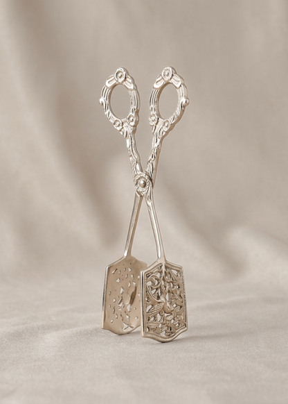 Royal Botanical Scissor Tongs - Silver