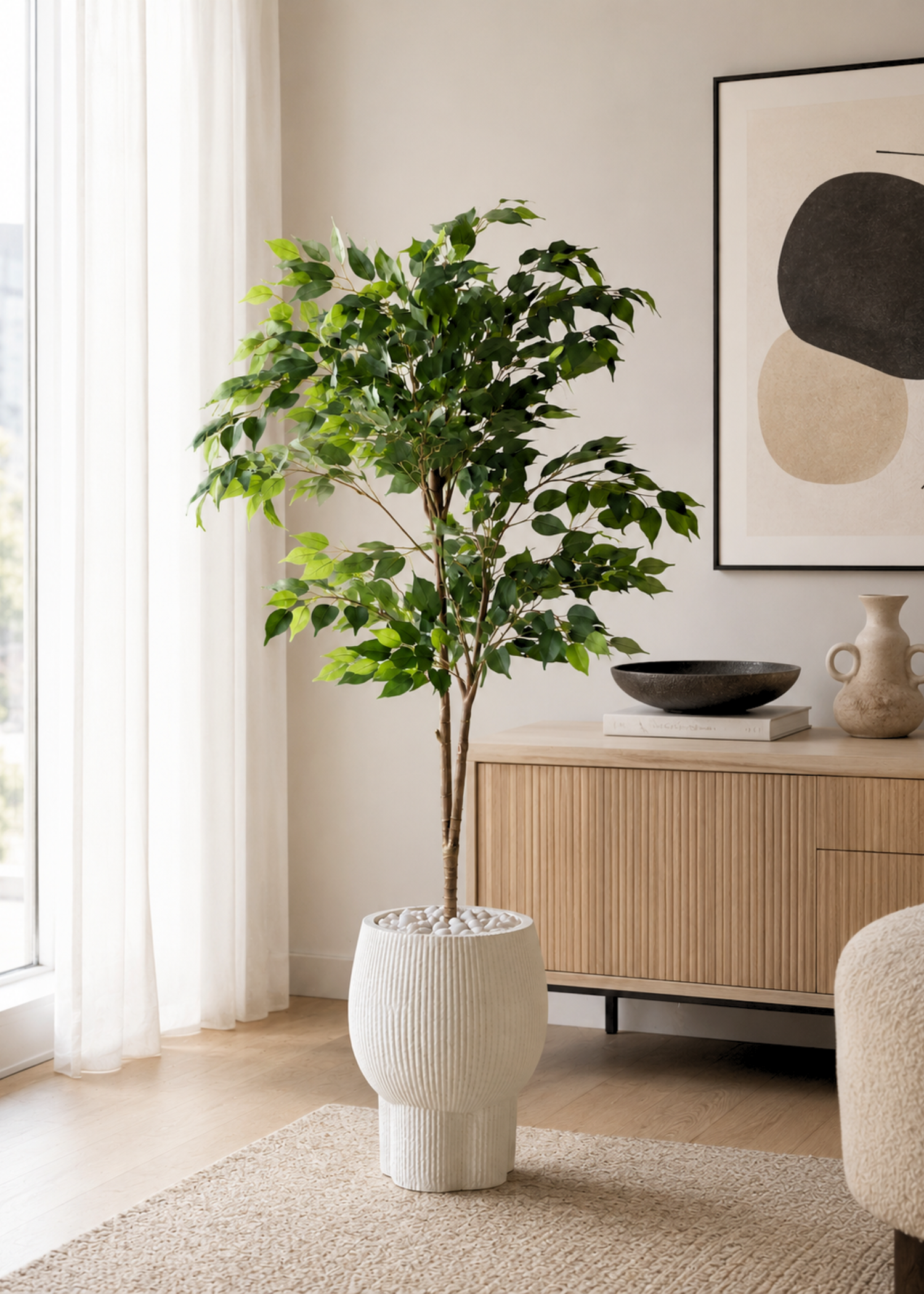 Artificial Ficus Aura Plant - 5 Feet