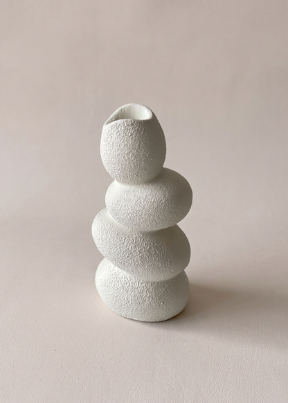 Pebble Vase - Ivory