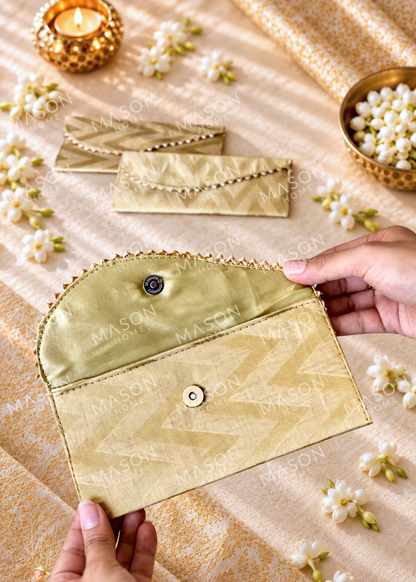Festive Evara Envelope Beige - Set of 5