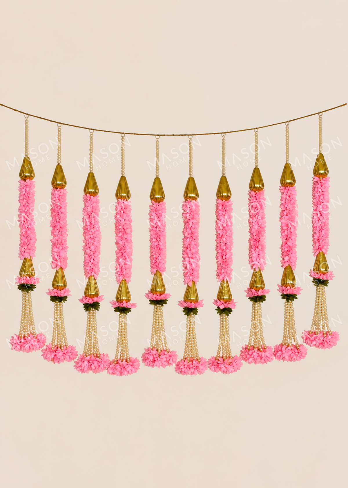 Festive Blush Royale Ladi Pink - Set of 10