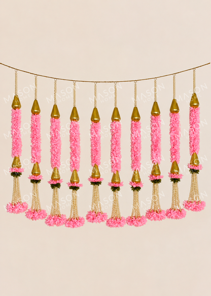 Festive Blush Royale Ladi Pink - Set of 10