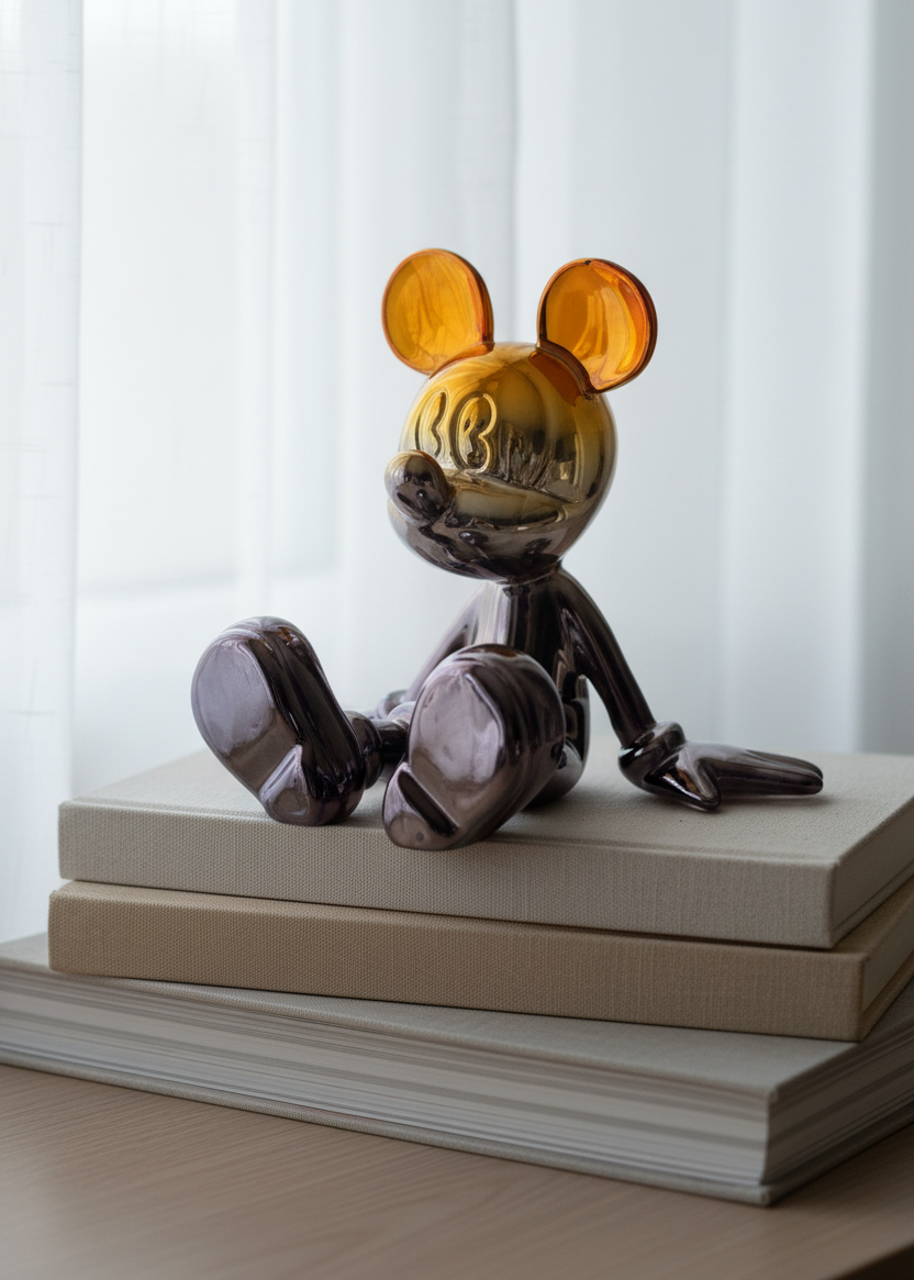 Metallic Micky Mouse Artefact - Small