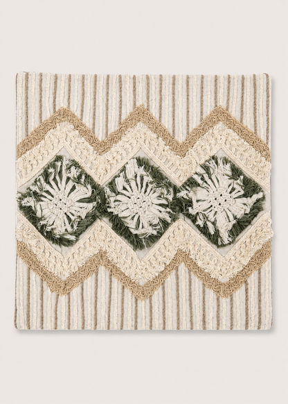 Macrame Ivory Cushion Cover