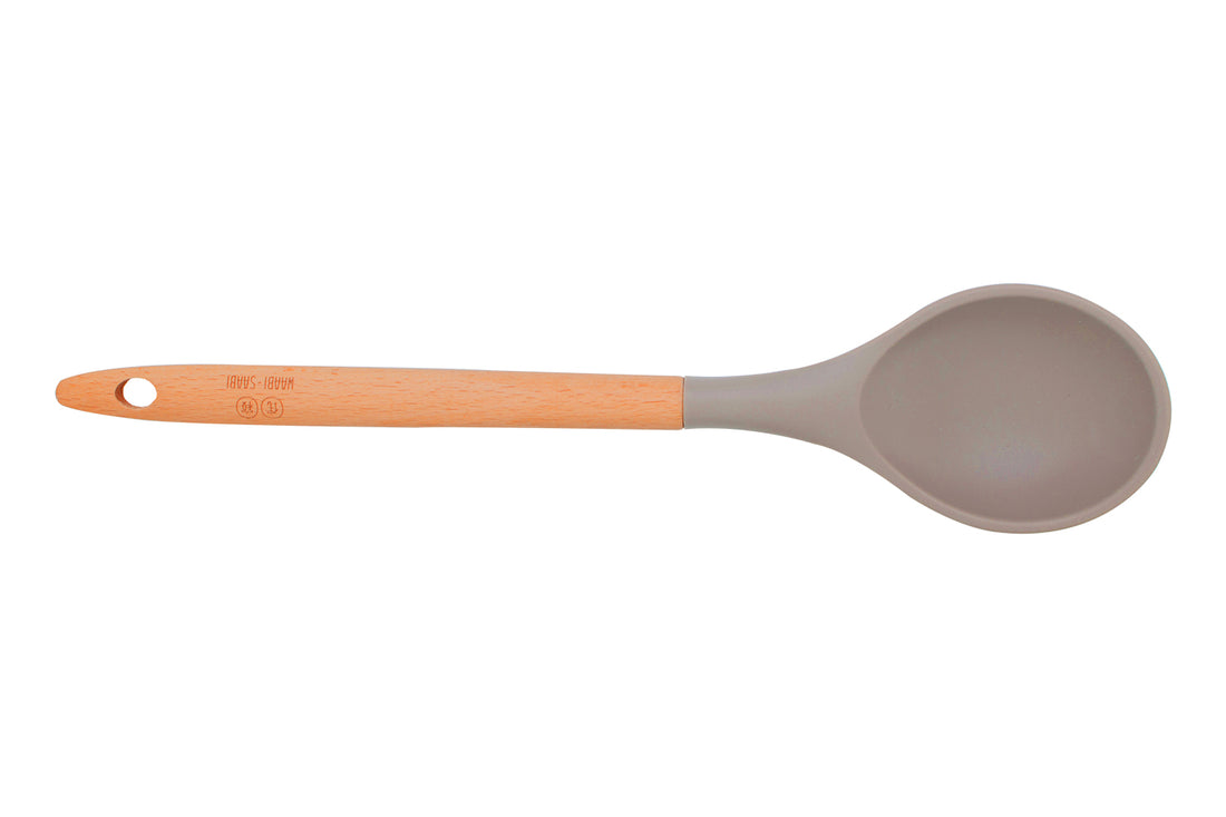 Misato Silicone Spoon With Beech Wood Handle