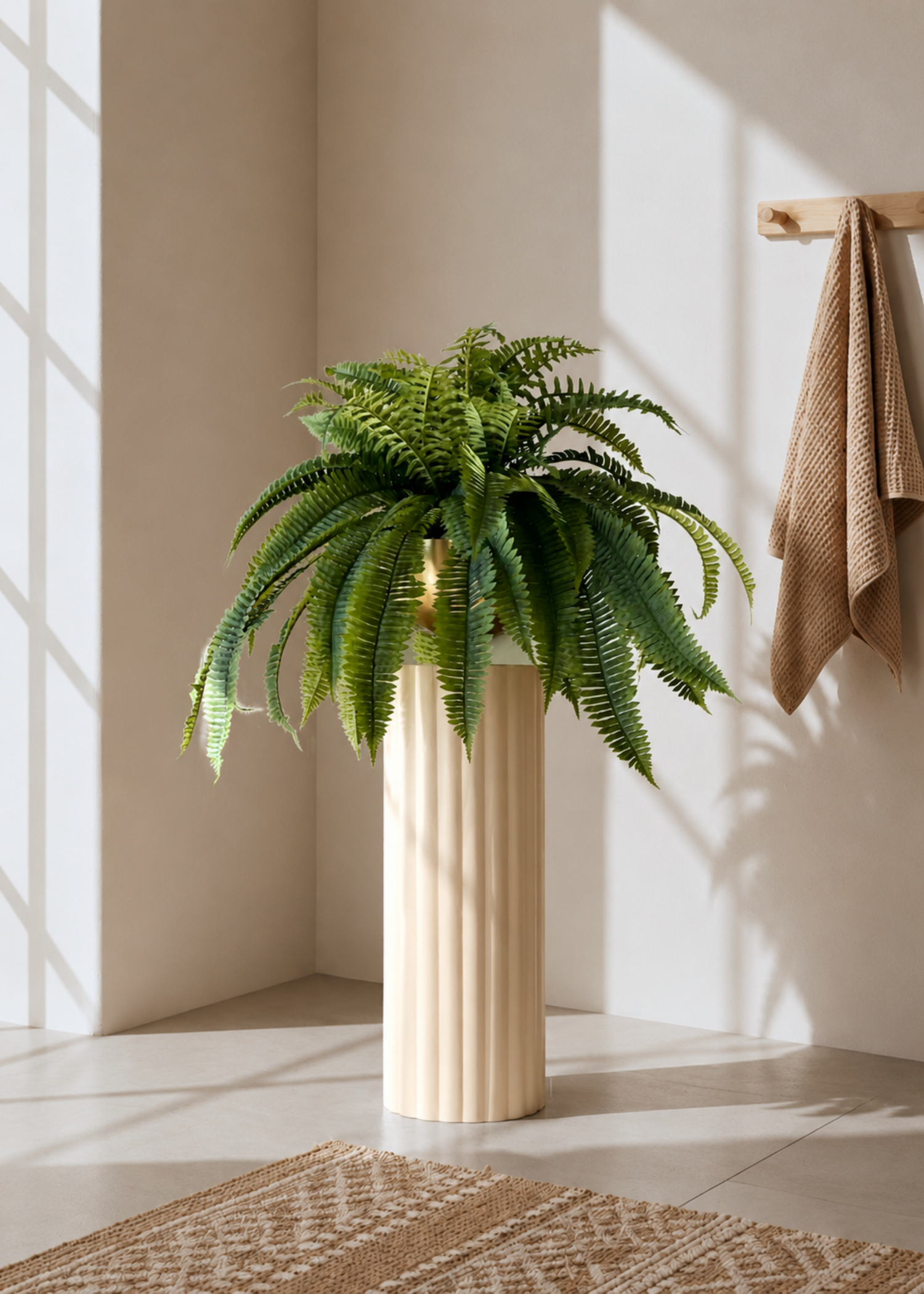 Artificial Grove Fern Plant - 2.5 Feet