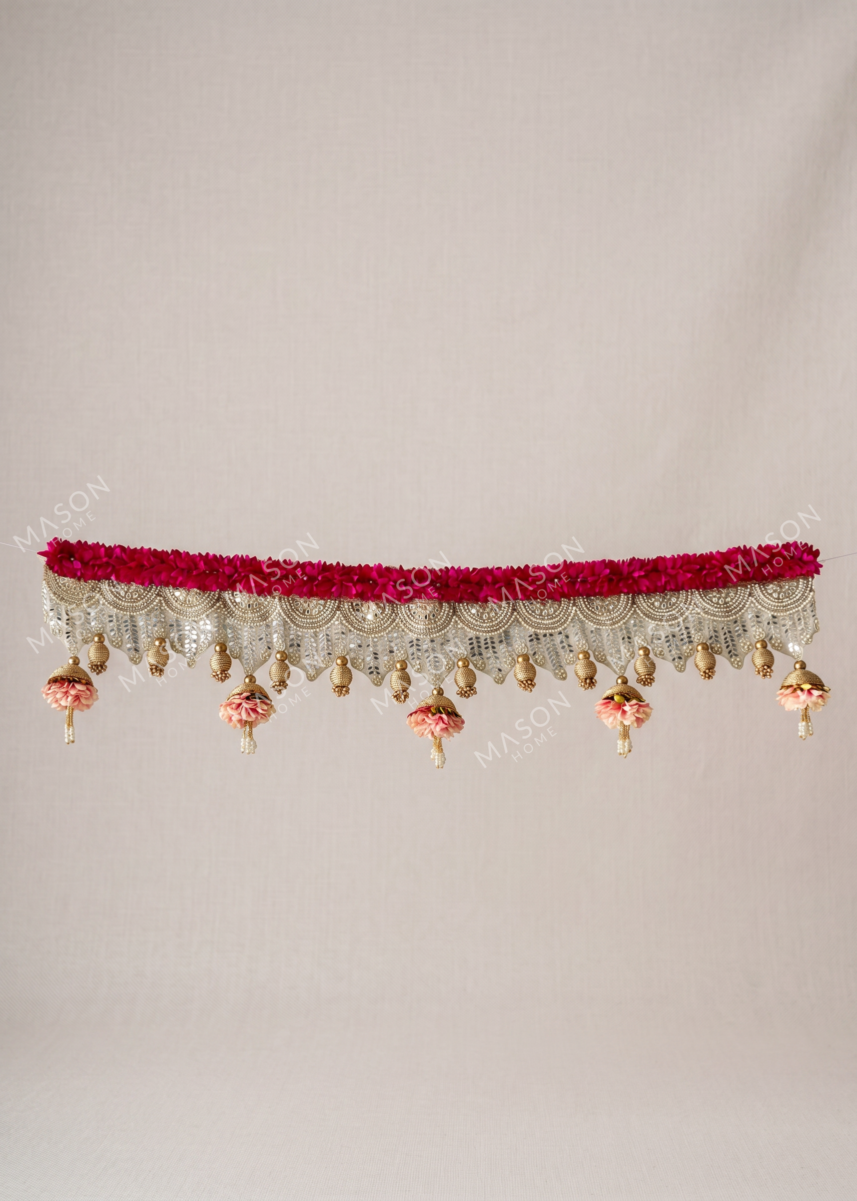 Festive Gulmohar Pearl Toran