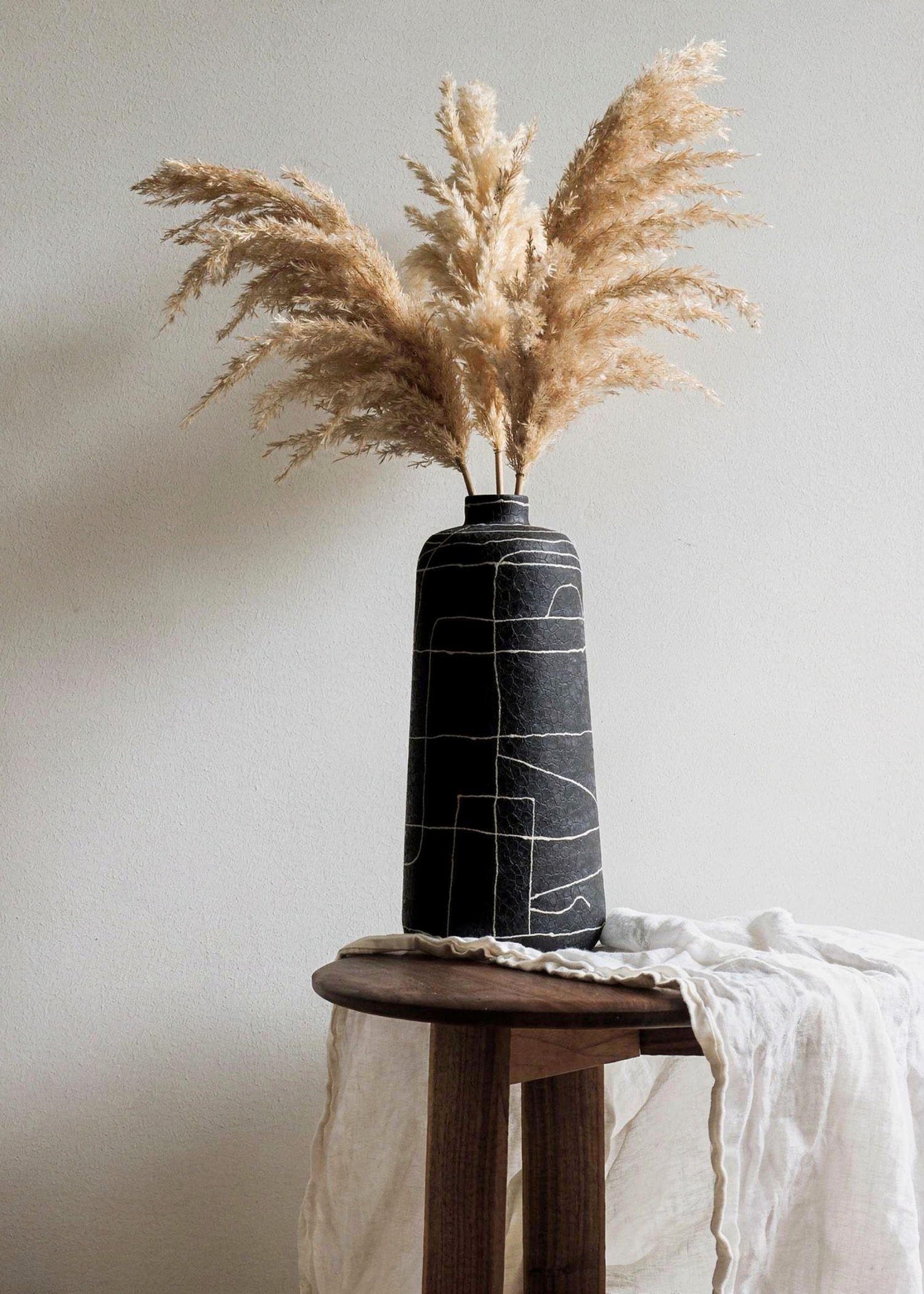 Dune Terra Vase Large - Black