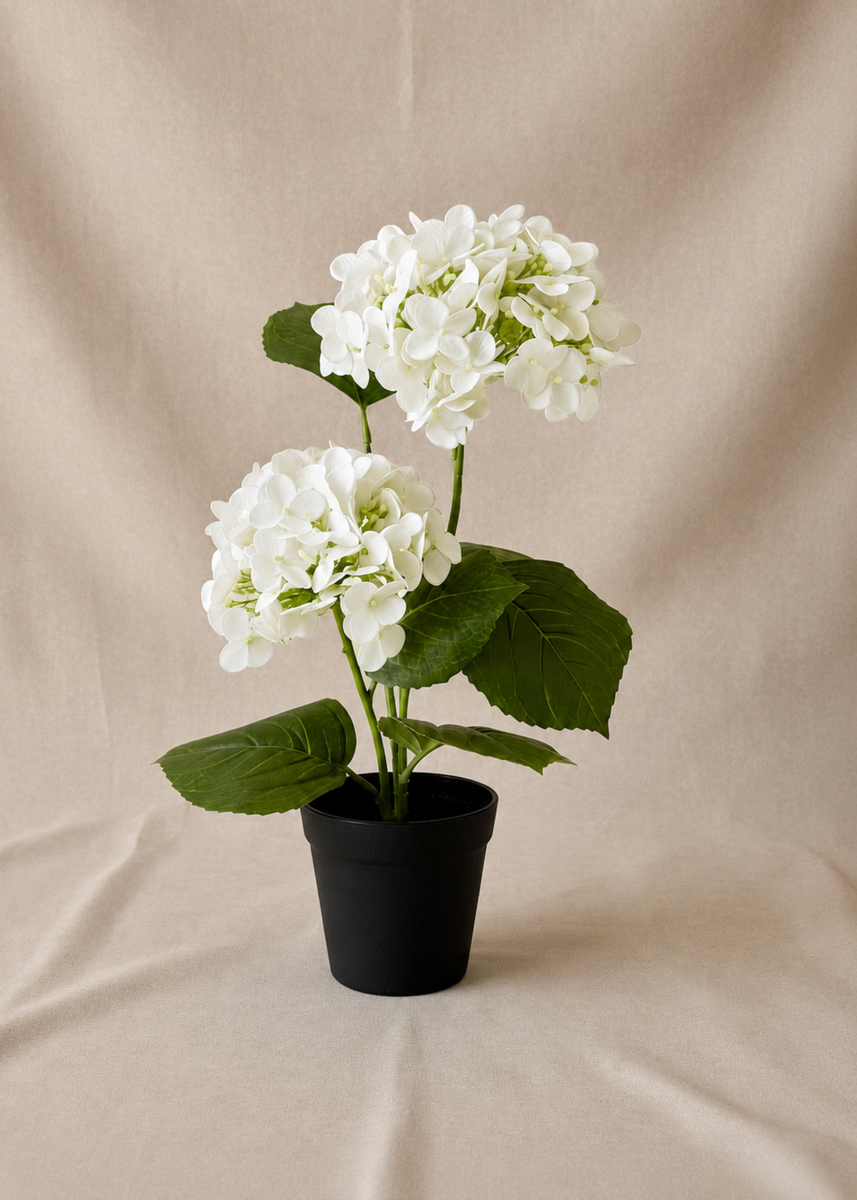 Artificial Botanic Hydrangea Plant - White
