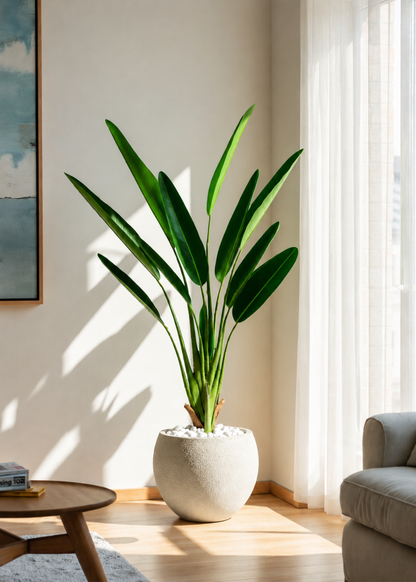 Artificial Slim Travellers Palm Plant - 3 Feet