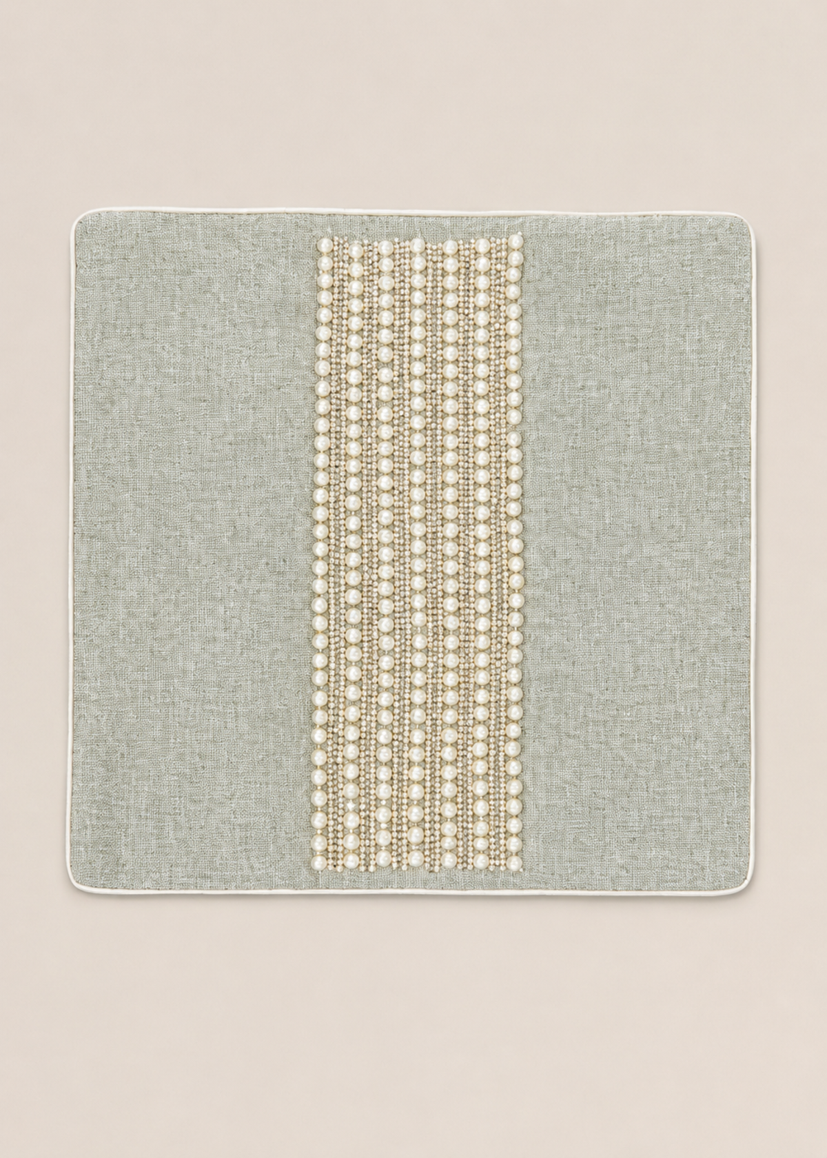 Sage Pearl Cushion Cover
