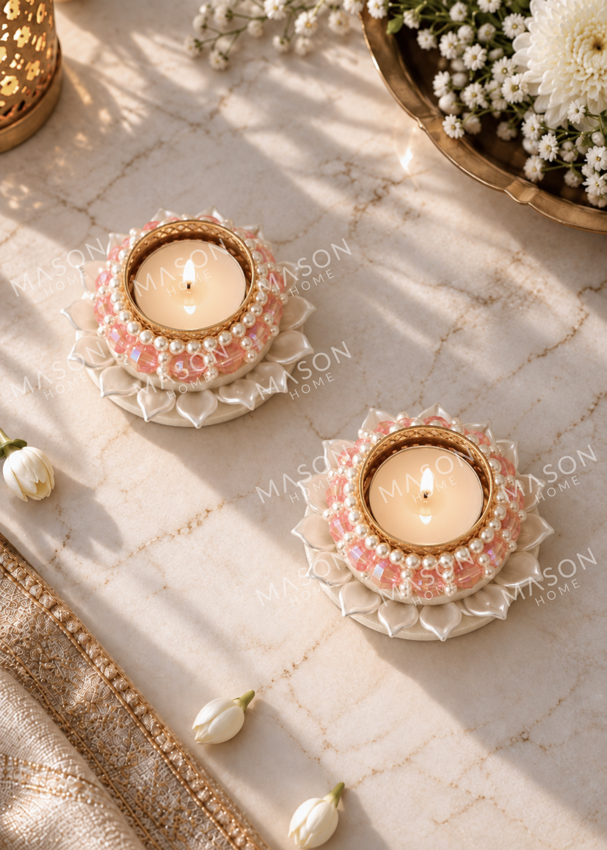 Festive Rooh Moti Diya - Set of 2