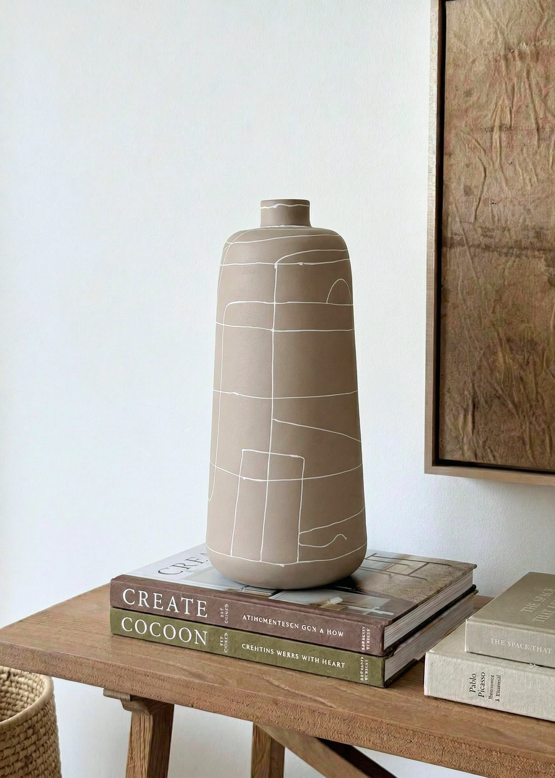 Dune Terra Vase - Beige (Large)