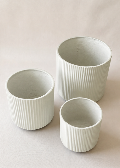 Linear Planters - White