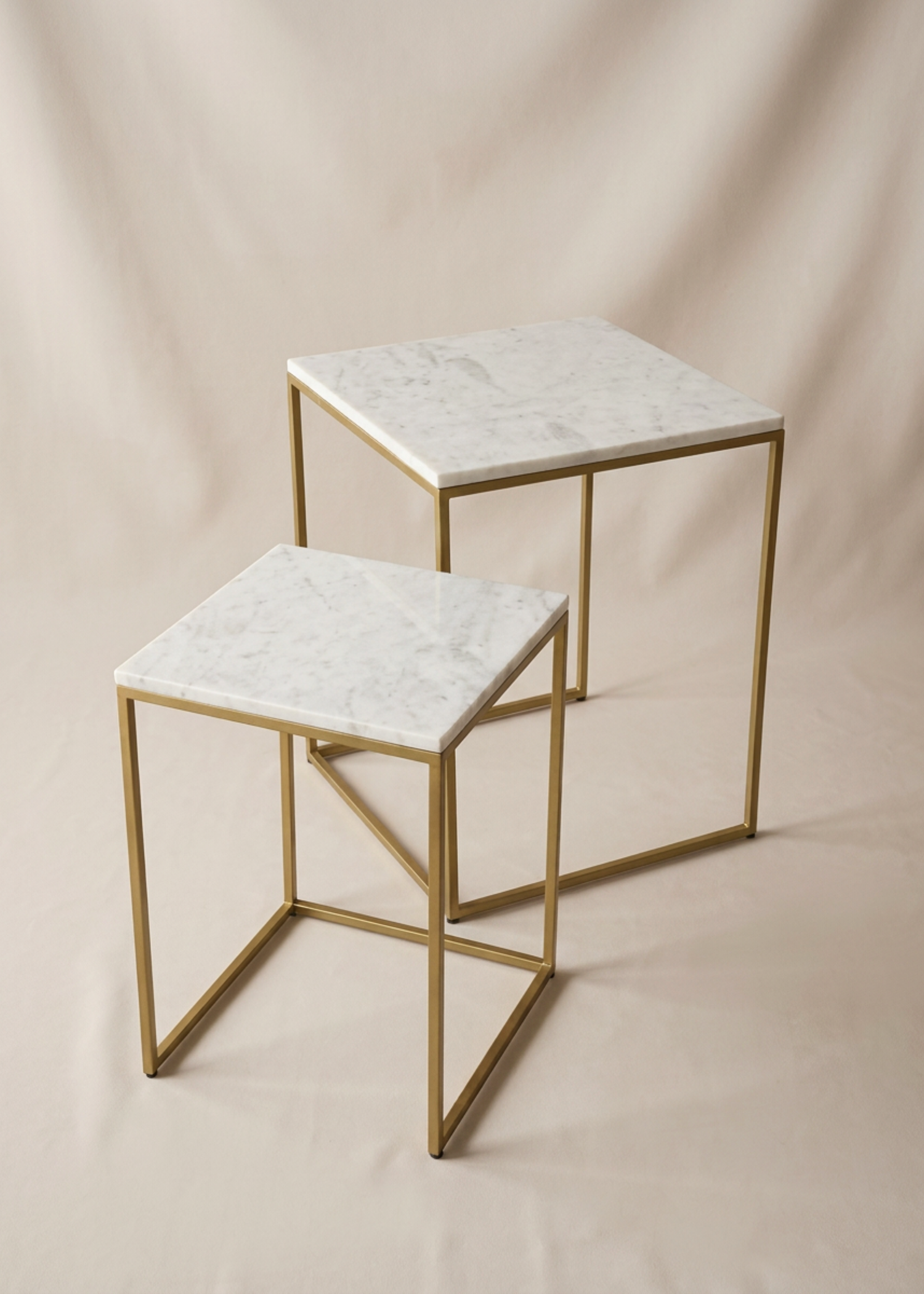 Oxford Square Nesting Tables - Set of 2