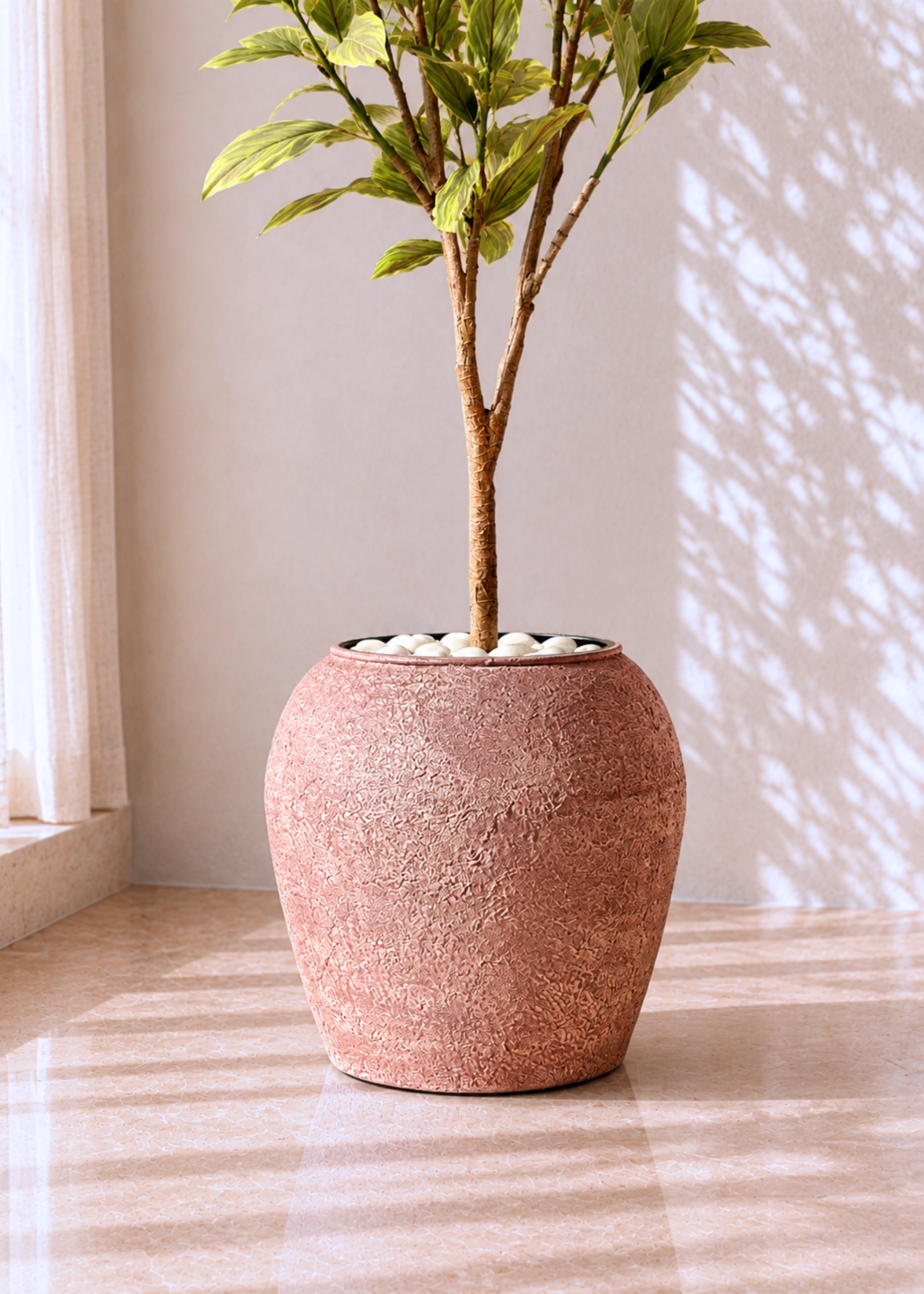 Mesa Planters - Rustic Brown