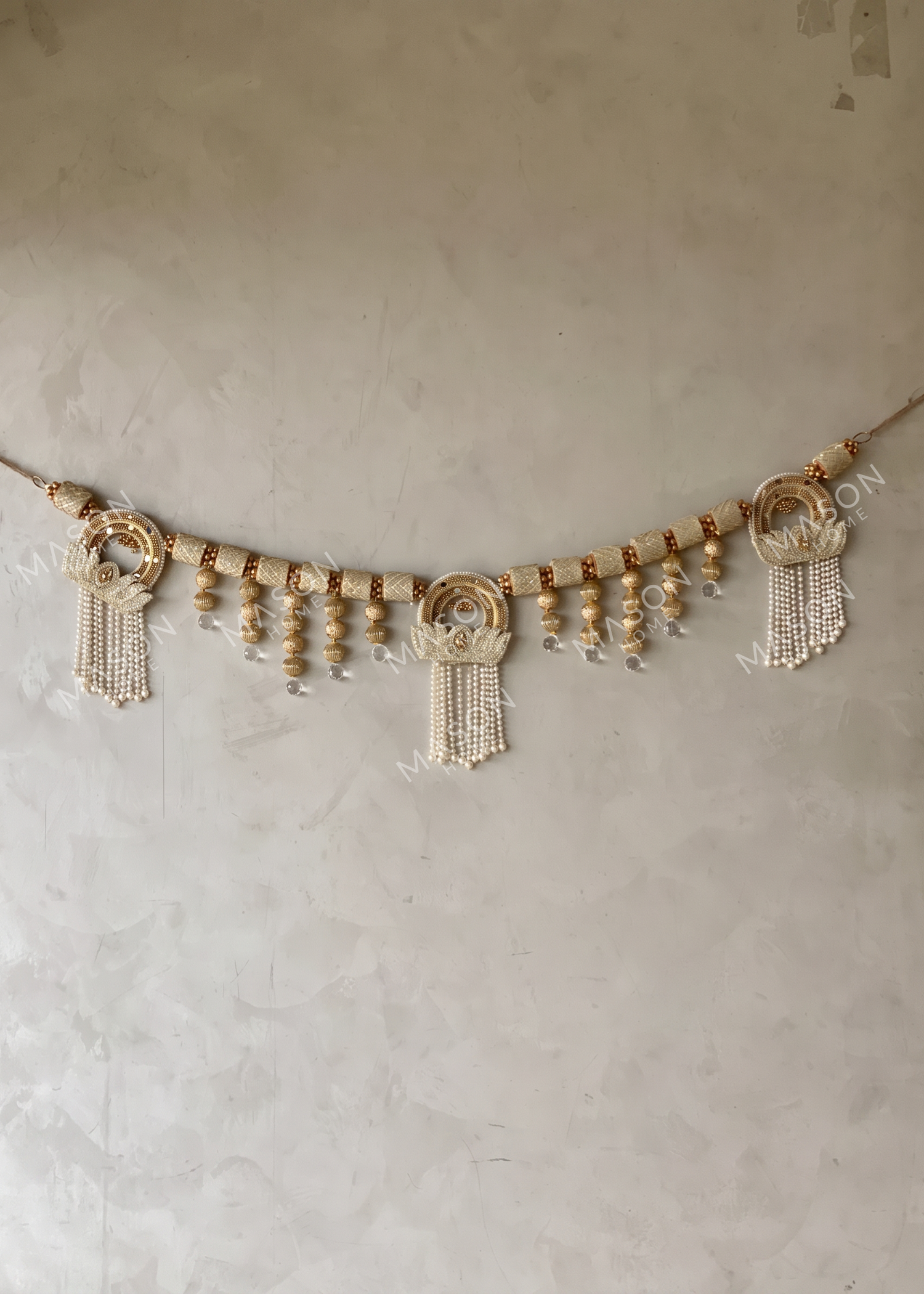 Festive Pearl Cascade Toran