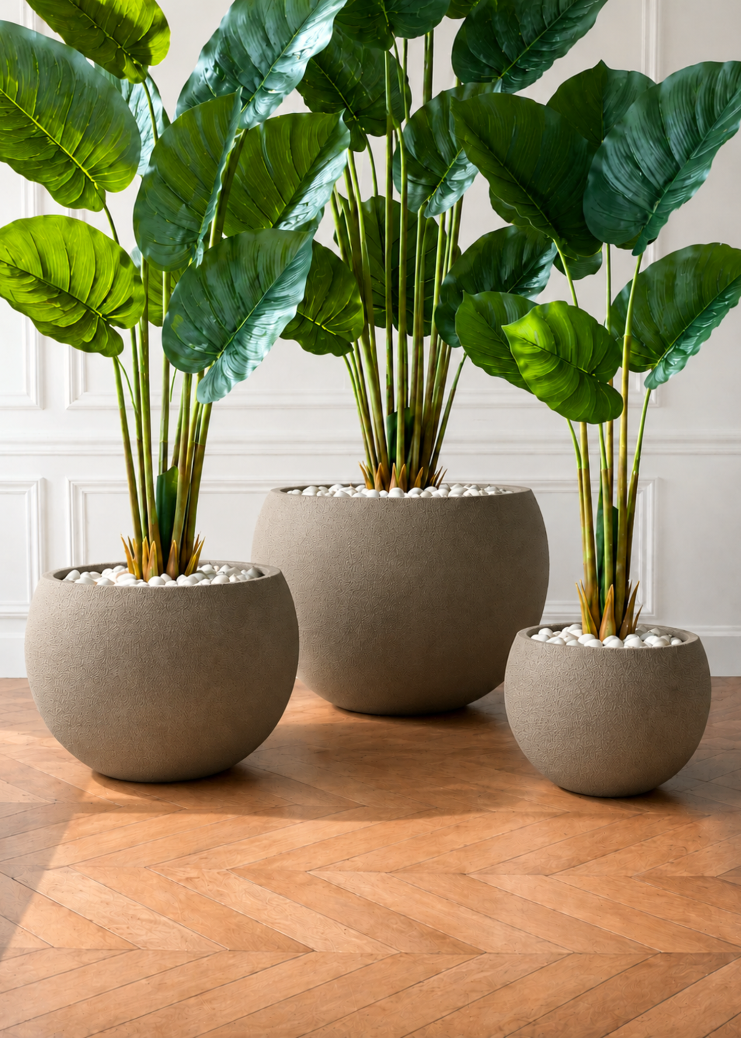 Lithos Planters - Mud Brown