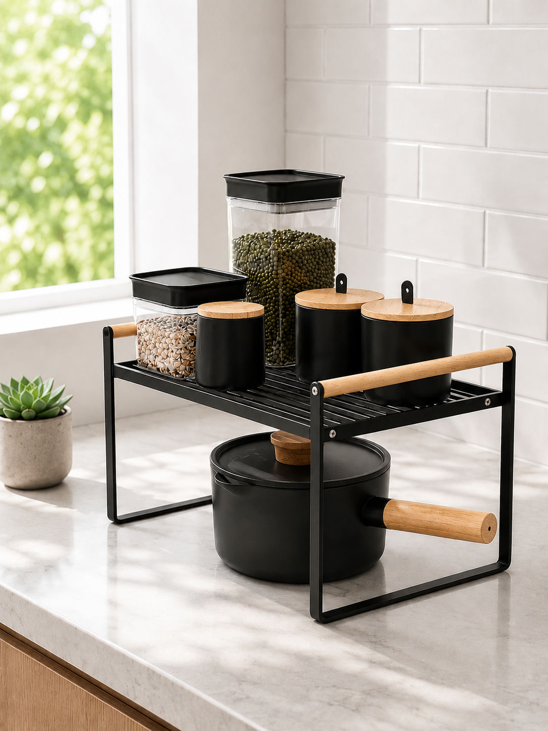 Countertop Table Riser (Size - M) - Black