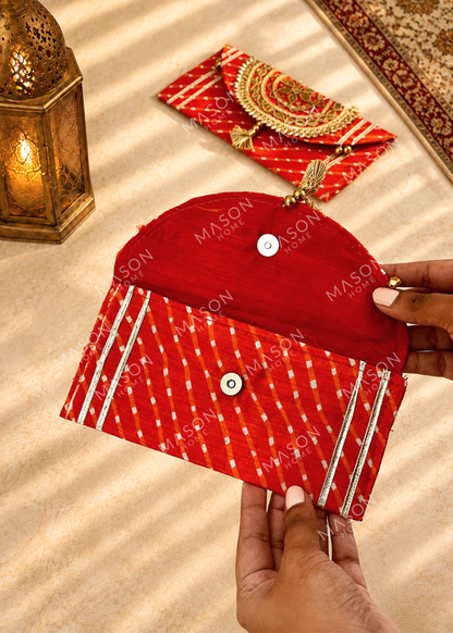 Festive Zari Envelope OR - Set of 5