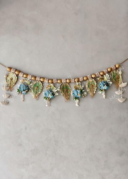 Festive Bluebell Leaf Toran