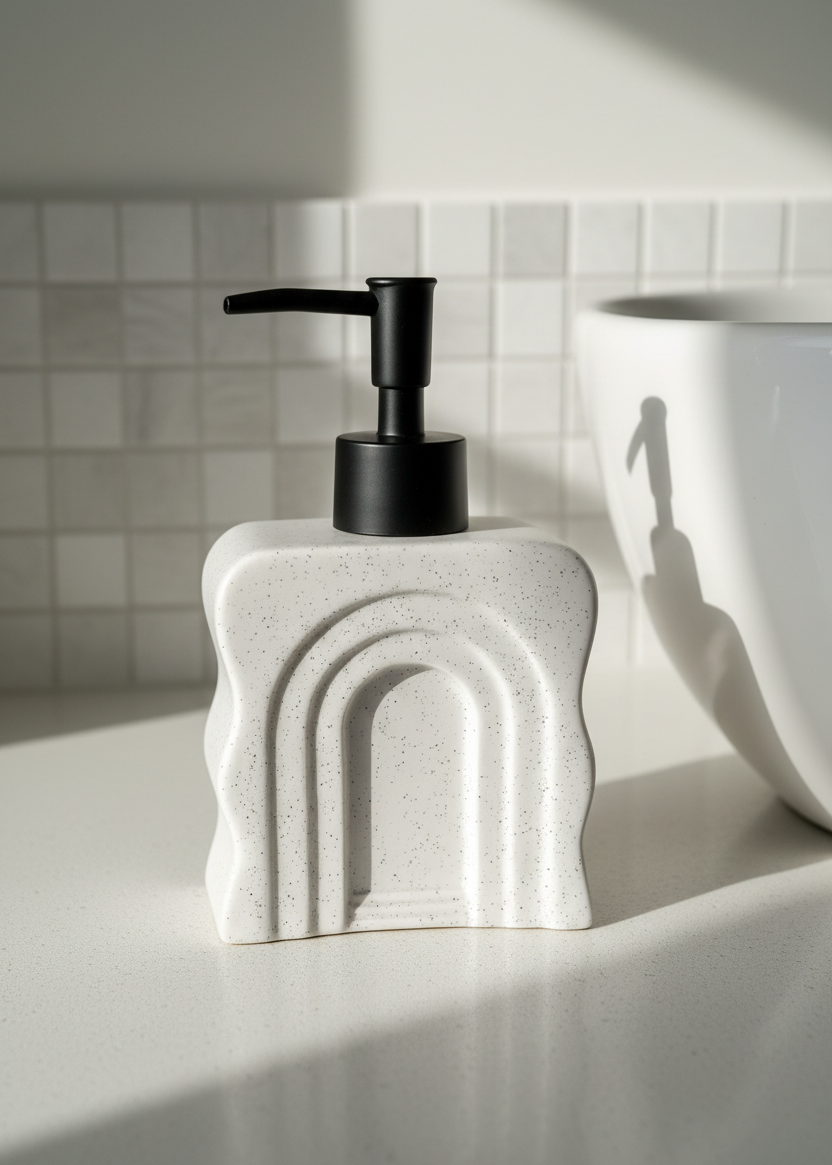 Arch Stone Dispenser - Ivory