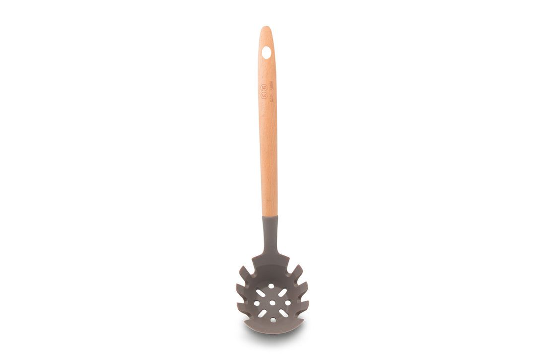 Kikai Silicone Spaghetti Server/ Tosser With Beech Wood Handle