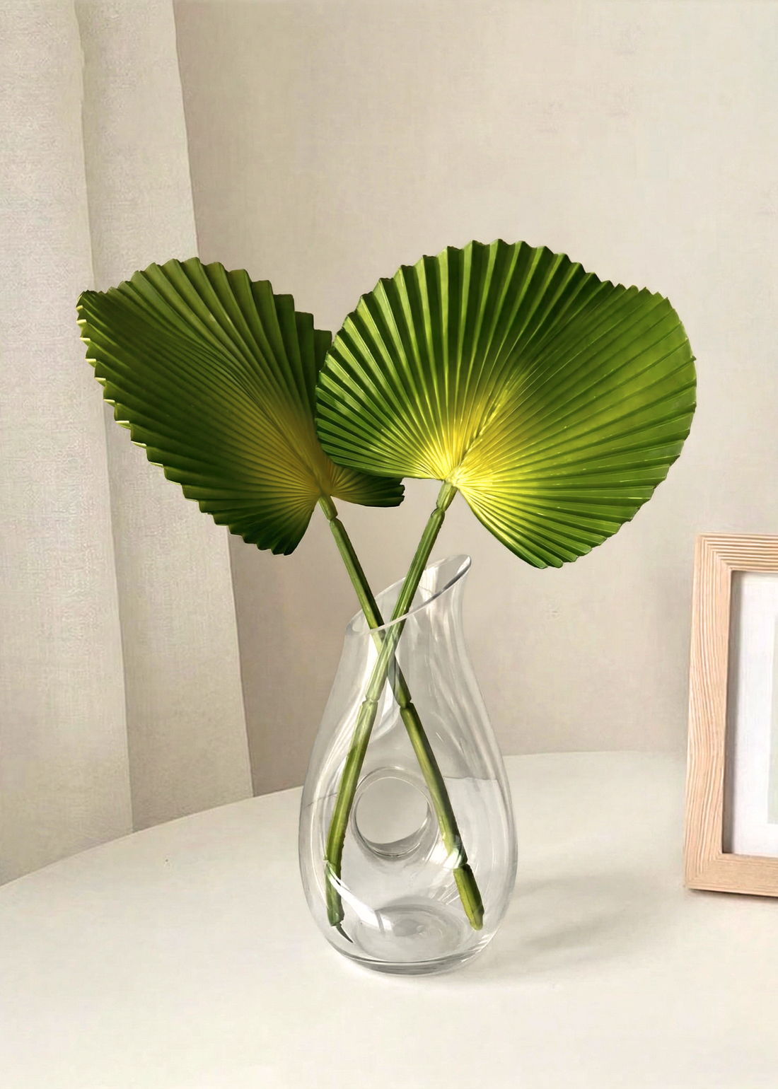 Artificial Fan Palm Sticks - Set of 2