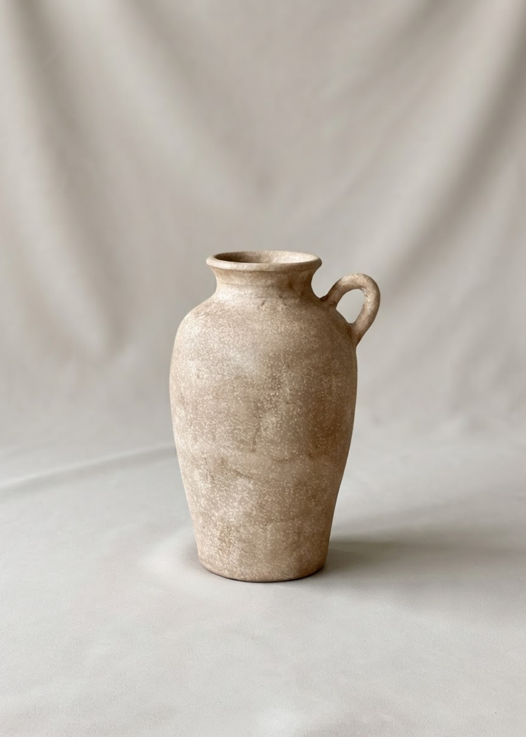 Limewash Terracotta Vase