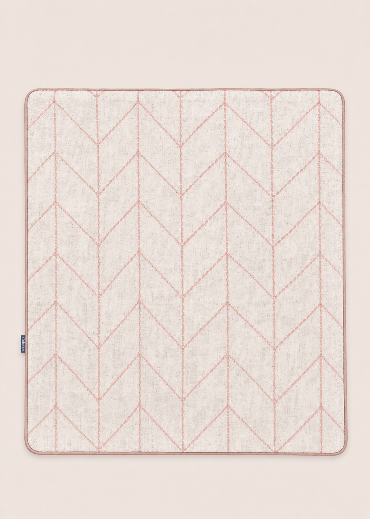 Chevron Rose Cushion Cover