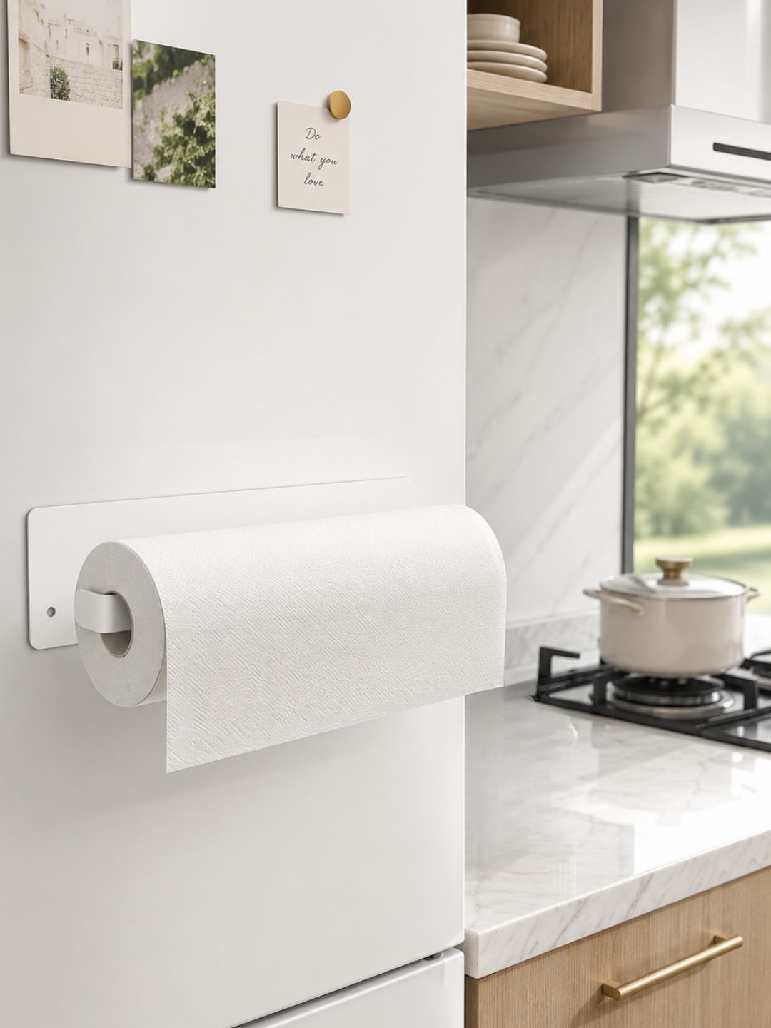 Single Magnetic Tissue  Holder White